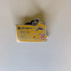 Disney DLR - hidden mickey collection - Disneyland ticket - B Pin