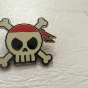 Disney Pirate Mickey Nose Cross Bones Pin