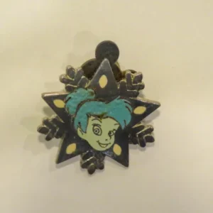 Disney Tinker Bell Tink Sliver Snow Flake Hidden Mickey  Pin