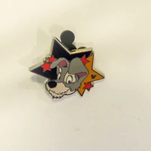 Disney Lady and the Tramp Star Hidden Mickey Pin