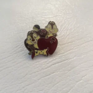 Disney Chip and Dale Apple Hidden Mickey Pin
