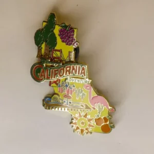 Disney DCA California State Shaped Pin (3D) Pin