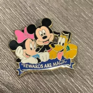 Disney Rewards Are Magic Mickey Minnie and Pluto  Pin