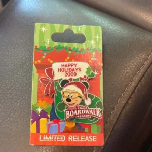 Disney LE Mickey Happy Holidays 2009  Pin