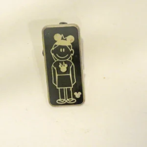 Disney Little Girl Vinyl Decal Hidden Mickey Pin