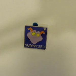 Disney Surprised Figment Hidden Mickey Pin