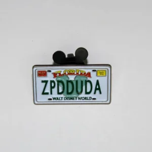 Disney WDW Cast Lanyard Series - ZPDDUDA License Plate Pin