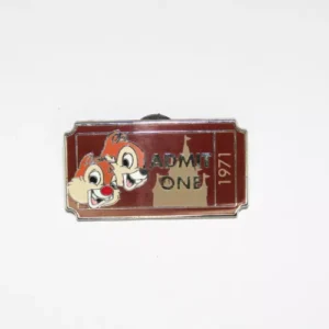 Disney WDW - PWP Collection - Admission Ticket - Chip 'n Dale Pin