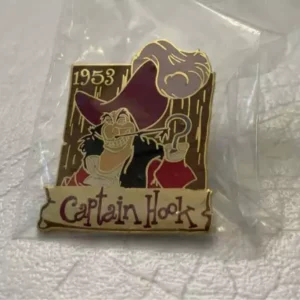 Disney Villain Coptain Hook 1958 Pin