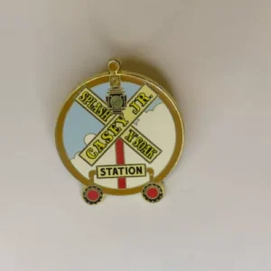 Disney New Fantasyland Reveal Conceal Mystery Casey Jr.  Railroad Crossing Pin