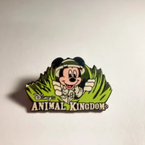 Disney Animal Kingdom Bucket Hat Pin Set - Safari Mickey in Grass Pin