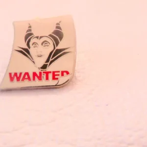 Disney Wanted Poster Cast Lanyard Maleficent Pin