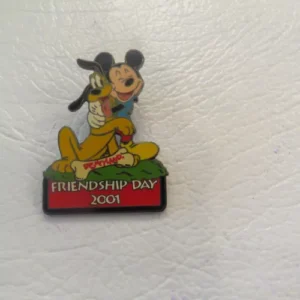 Disney Friendship Day Pluto and Mickey 2001  Pin