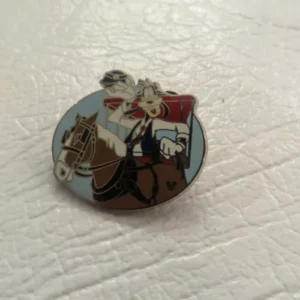 Disney Goofy Transportation Horse Hat Hidden Mickey Pin