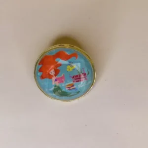 Disney JDS Ariel & Flounder Princess Circle Quotes Princesses Pin