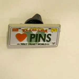 Disney Hidden Mickey License Plates Heart PINS Pin