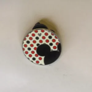 Disney    Hidden Mickey Series  Brights Watches  Silver and Red Pin