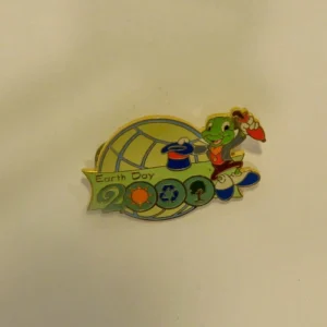 Disney Jiminy Cricket Hat Off Earth Day 2000 Pin