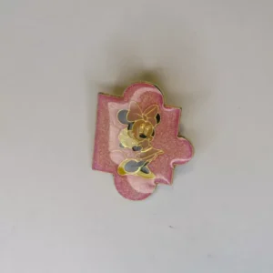 Disney Minnie   Puzzle Piece  Pink Pin