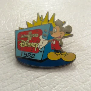Disney The Wonderful World of Disney Mickey Mouse 1988 Pin