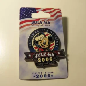 Disney DLR - Fourth of July 2006 - All-American - Mickey Mouse Pin