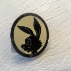 Disney Rabbit Winnie the Pooh Black and white Hidden Mickey Pin
