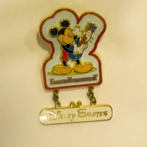 Disney Salutes Entertainment Mickey Guitar Cast Member Exclusive Pin