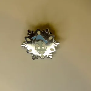 Disney DLR - 2007 Hotel Hidden Mickey Snowflake Collection - Donald Duck Pin