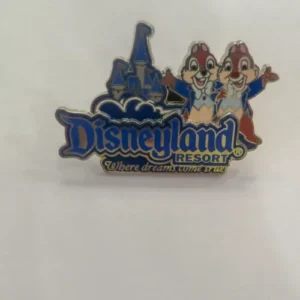 Disney Disneyland Resort Chip and Dale Dreams Come True Castle Pin