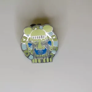 Disney   hidden mickey 2007 2 blue & gray tiki Pin