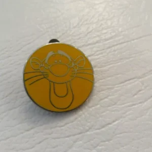 Disney Tigger Orange Circle Winnie the Pooh Pin