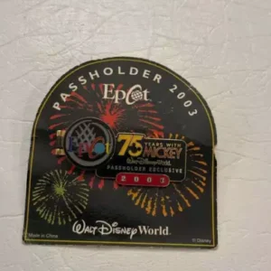 Disney WDW Exclusive Passholder 2003 Epcot 75 Years