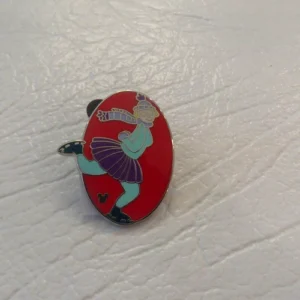 Disney Girl Ice Skating Hidden Mickey Pin