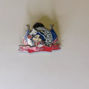 Disney 4th of July Mickey Mouse Epcot Pin