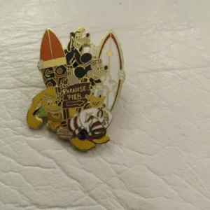 Disney Surfboard Pluto Mickey Donald Goofy Pin