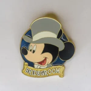 Disney   Mickey Mouse  Bridegroom  Wedding Pin