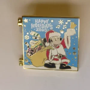 Disney WDW - happy holidays 2005 - greeting card - all star resorts Pin