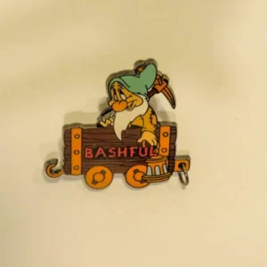 Disney Bashful Snow White and the Seven Dwarfs Train Store Pin