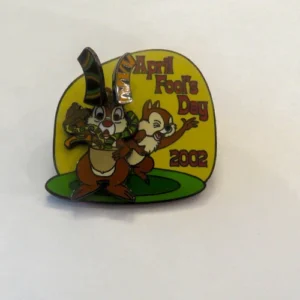 Disney April Fools Day 2002 Chip and Dale Pin