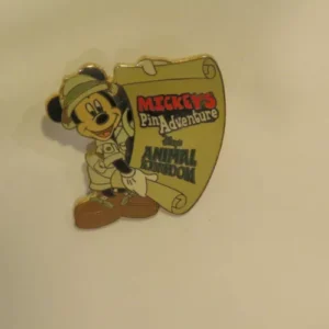 Disney Mickey Pin Adventure Animal Kingdom Logo Pin