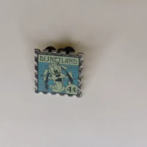 Disney    Hotel Hidden Mickey Stamp   Pluto  Cent Stamp Pin