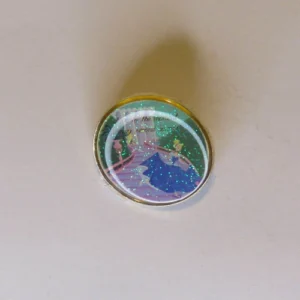 Disney Japan Tokyo Glitter Circle Cinderella Princess HTF Rare Pin