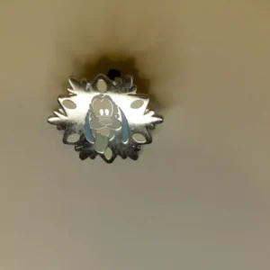 Disney DLR - 2007 Hotel Hidden Mickey Snowflake Collection - Pluto Pin