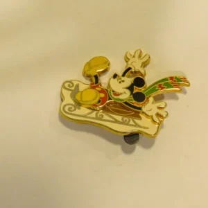 Disney Mickey Mouse Cast Exclusive Sleigh Sled  Pin