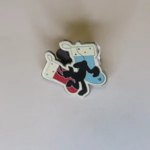 Disney DLR - Pluto - Christmas sillouhette - hidden mickey Pin