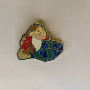 Disney Grumpy Leaning on Letter G Pin