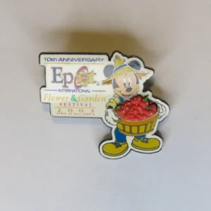 Disney Epcot  flower garden festival anniversary mickey free D Pin