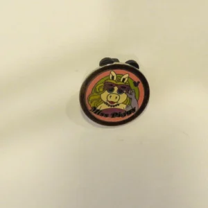 Disney Miss Piggy Muppet Circle Hidden Mickey Pin