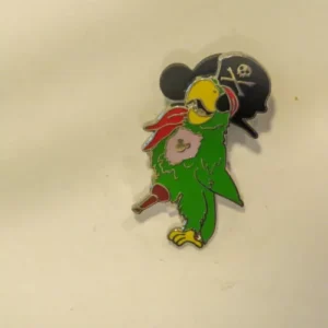 Disney Parrot Pirates Eye Patch Hidden Mickey Pin