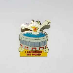 Disney WDW - Scrooge McDuck - I Conquered The World Pin
